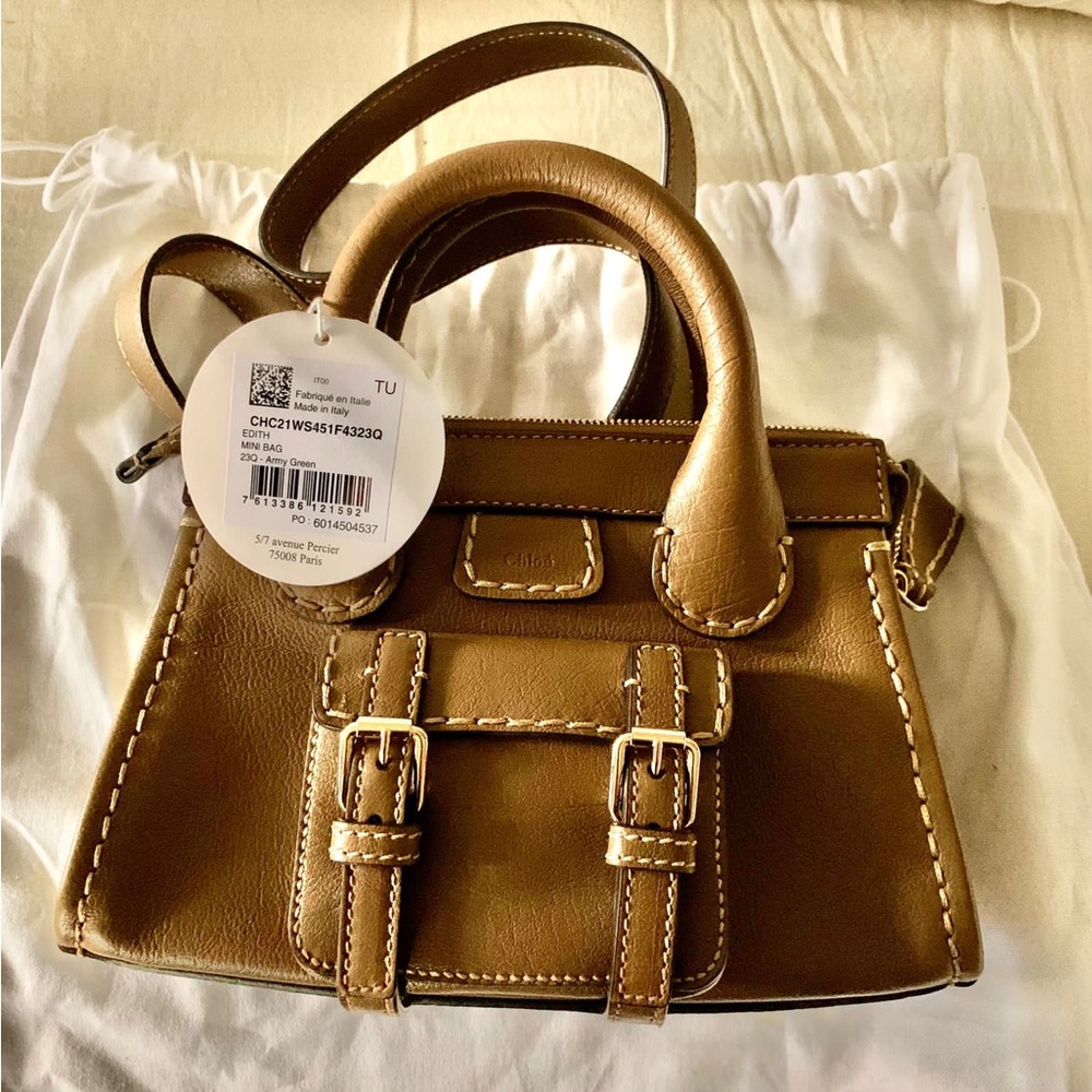 Chloe leather mini satchel